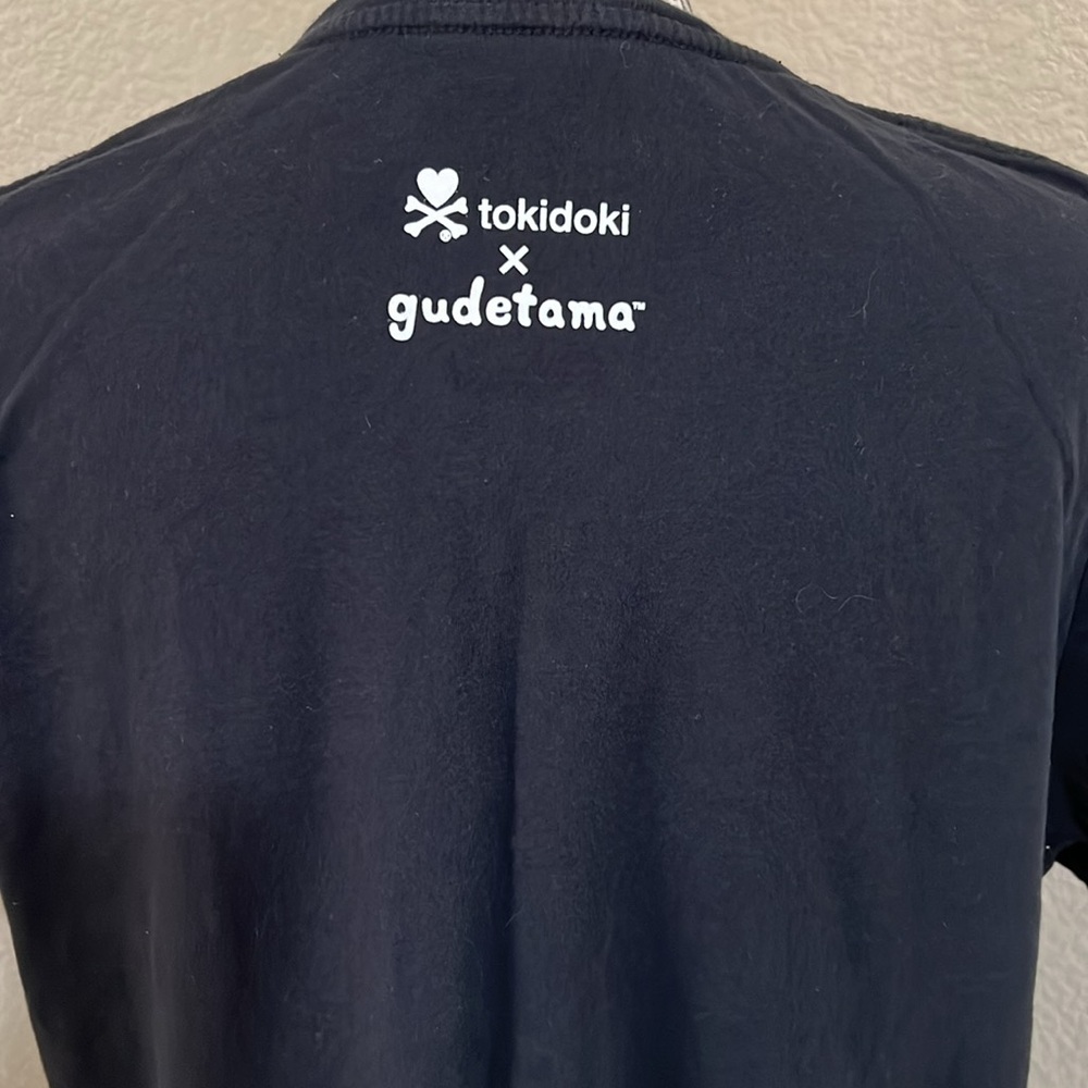 Tokidoki x gudetama Black Printed Graphic Cotton T-shirt - Picture 3 of 6